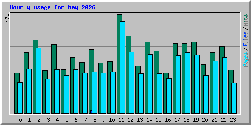 Hourly usage for May 2026